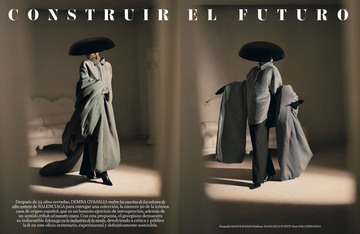 Entrevista a Demna Gvasalia, director creativo de Balenciaga, en el número de noviembre de 2021 de Vogue España. Entrevista a Demna Gvasalia, director creativo de Balenciaga, en el número de noviembre de 2021 de Vogue España.